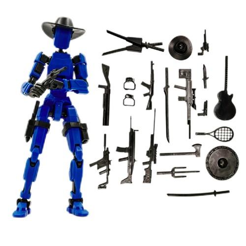 ASSEMBLY COMPLETED! Titan 13 Action Figure Toy Cowboy,3D Printed Jointed Movable - Bild 8 von 30