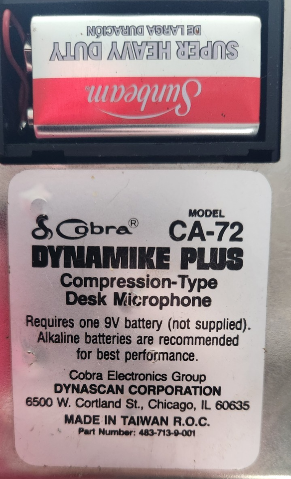 Cobra 2000GTL CB Base Station CA72 Mic-base speaker & Digi Scan 400 ...