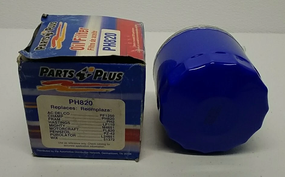 Filtro de aceite de motor PH820 Parts Plus filtro de aceite de motor PH820 Foto 2 de 3
