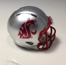 Washington State Cougars speed custom pocket pro helmet Pac-12 Wazzu