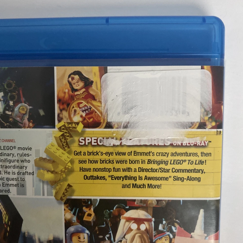 The Lego Movie 2014 Blu-Ray Chris Pratt Will Ferrell Elizabeth Banks Family - Image 4 of 4