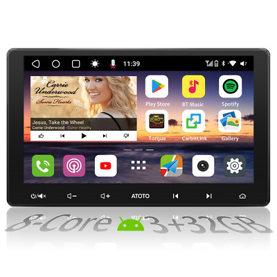 10.1'' Double 2 Din Android 10 Touch Screen Car Stereo Radio Carplay GPS WIFI BT