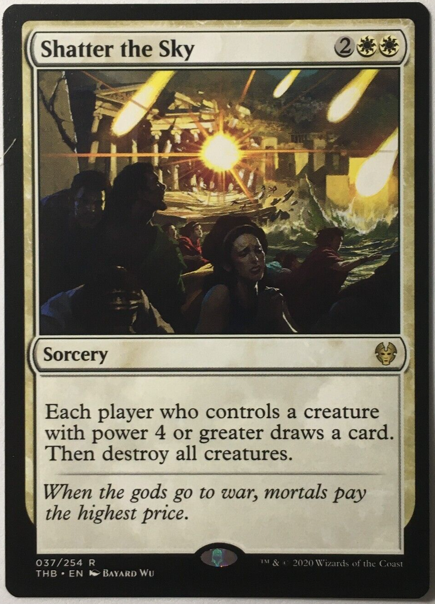 MTG SHATTER THE SKY 037/254 THEROS BEYOND DEATH RARE NEAR MINT