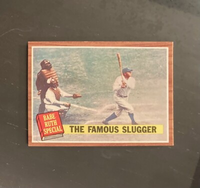 1962 Topps #138 Babe Ruth NMMT!* PACK FRESH+! PRISTINE SURFACE! SHARP CORNERS!