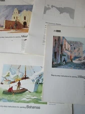 1973 Artskills Step-by-Step instructions for painting booklets lot