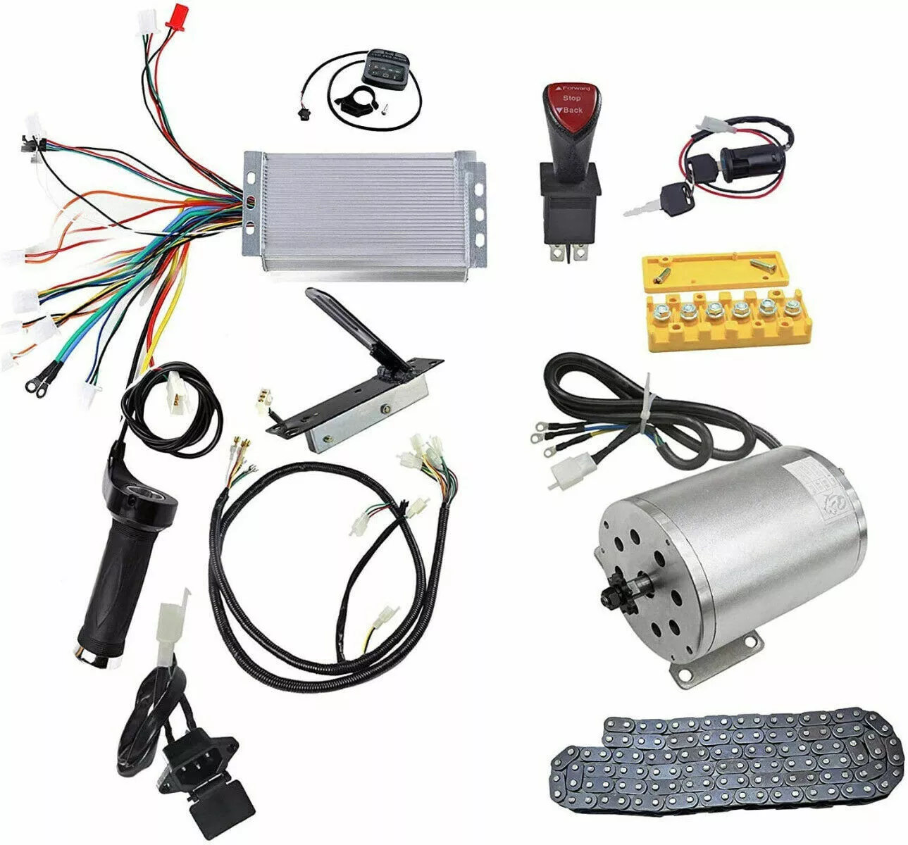 48v 1800W Brushless Motor Controller T8F Chain Electric Dirt Bike Scooter ATV