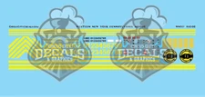 Western New York Pennsylvania AC6000 N Scale Decal Set