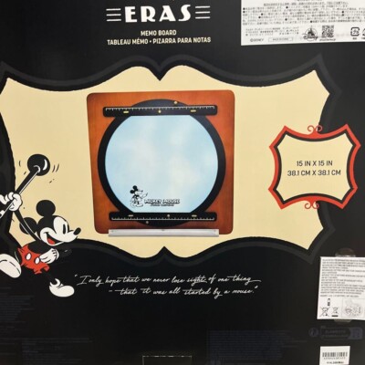Mickey Animation Disc Light-Up Memo Board 100 Years Eras 2023 Walt