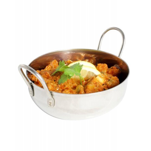🔥Pure Stainless Steel SERVING BOWLS Food Balti Karahi Kadai Curry