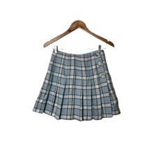 Mini Skirt Plaid Pleated Schoolgirl Y2K Retro Academia S 1984