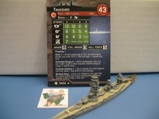  Axis Allies War at Sea TASK FORCE Yamashiro 59/60 with card 