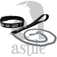 Dog Collar Lead Set Staffordshire Bull Terrier Staffy/Staffie Collar Leash Seat 