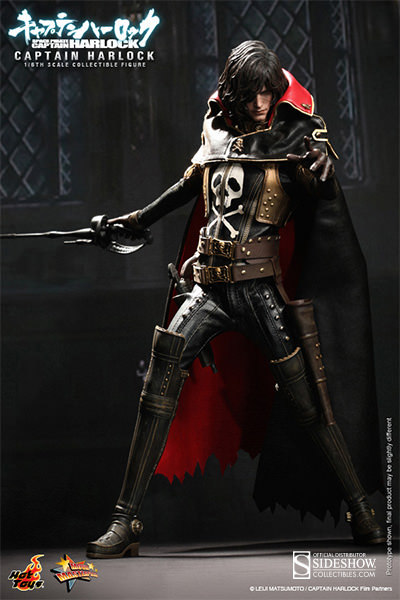 HOT TOYS MMS222 SPACE PIRATE CAPTAIN HARLOCK 1/6 12