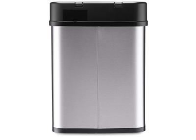 Ninestars Motion Sensor Trash Can - 3.2 Gallon, Touchless Infrared Lid, Stainless Steel (Black) - View #7