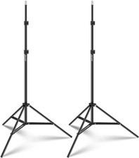 Photography Light Stand, 7 Feet / 210cm Aluminum Alloy Photo Studio Tripod Stand