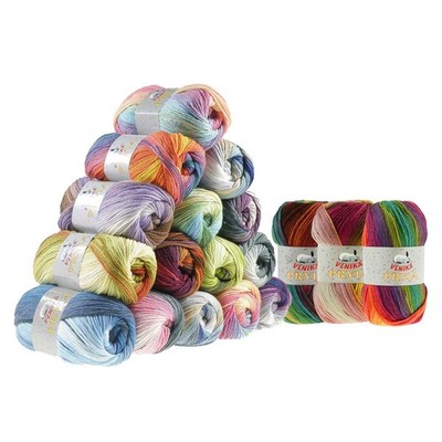100g Farbverlaufsgarn Pryia Strickwolle Strickgarn, Farbauswahl
