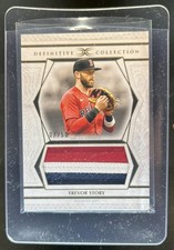 2025 Topps Definitive Trevor Story Jumbo Relic Patch #/50 Red Sox
