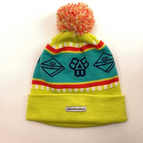 Bissell Brothers Brewery Maine Neon Yellow Winter Pom Pom Hat