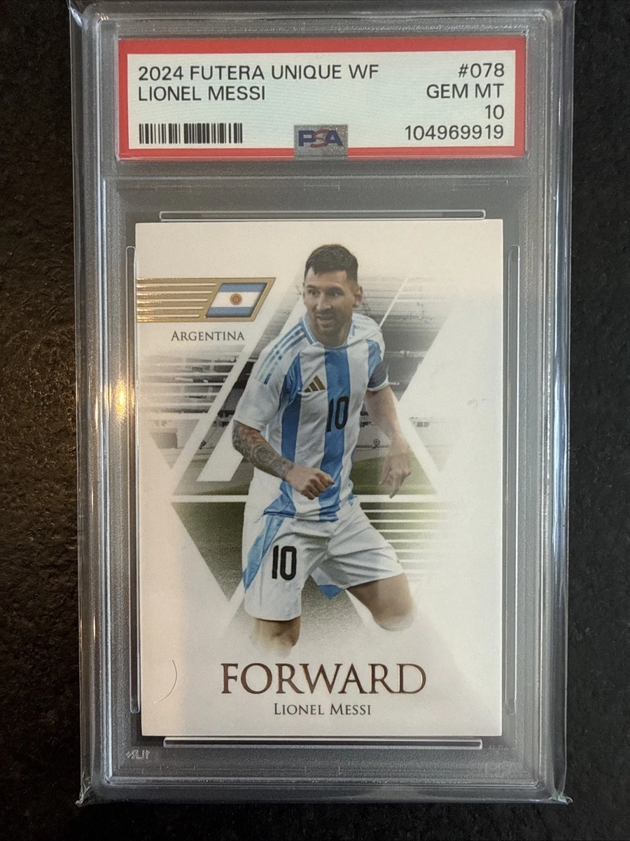 Carte Angel Di Maria Argentina Gold Memorabilia 2024 Futera Nostalgia - PSA 10
