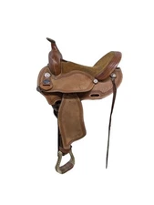 14.5 Inch Used Fabtron Western Trail Saddle 946-9579