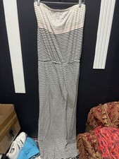 Gap Women’s Size L Striped Strapless Sun Dress