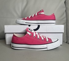 Converse Chuck Taylor All Star Low Pink Fuchsia Canvas Shoes Women  s Size 5.5