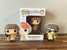 Harry Potter Pop Mandrake Lot! Ron In Box + Harry And Hermoine 55 56 57!