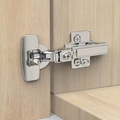 Chibery 50 Pack Frameless Half Overlay Soft Close Concealed European Hinges Sati