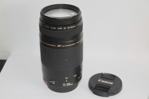 Tested Canon EOS EF 75-300mm F/4-5.6 II AF Ultrasonic Telephoto Zoom Lens.