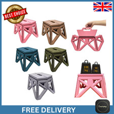 Foldable Stool Step Chair Lightweight Kitchen Outdoor Camping Heavy Duty 150kg