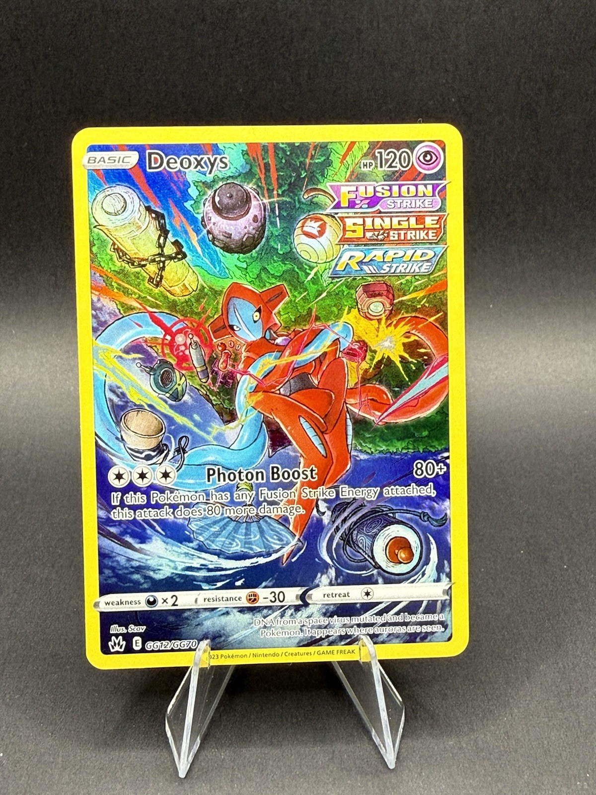 Pokemon TCG Deoxys GG12/GG70 Crown Zenith Galarian Gallery Holo ENG 120 HP