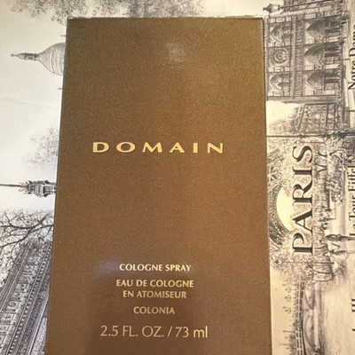 Domain Eau de Cologne Spray Fragrance 2.5 fl oz 73 ml Perfume Scent
