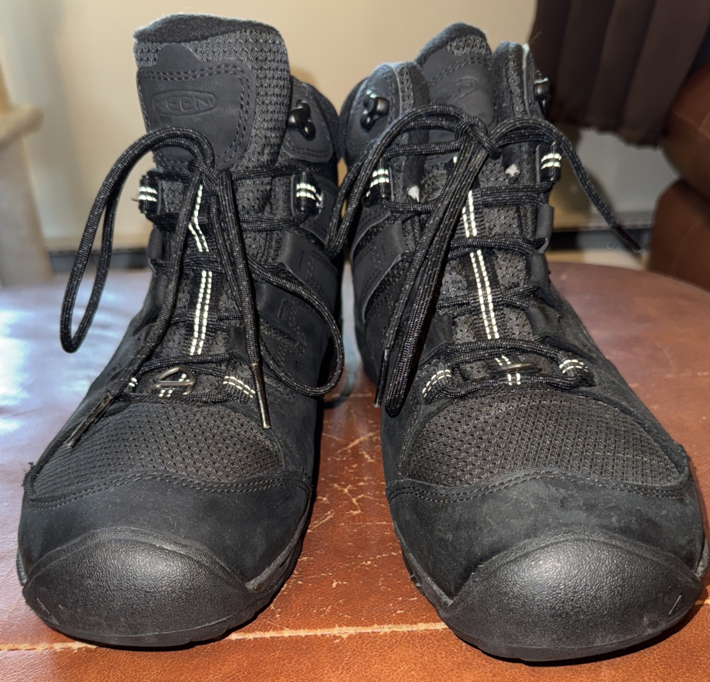 Keen Steens Mid Polar Nero 1023961 Stivali da trekking impermeabili da uomo taglia 11