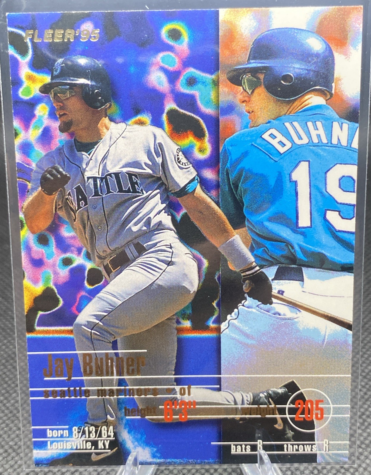1995 Fleer #263 Jay Buhner Seattle Mariners
