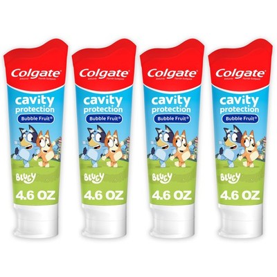 Crest Kids Cavity Protection Fluoride Toothpaste Bubble Fruit 4 Pack