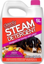 Cleenly Pet Steam Detergent for Mops (5 litres) 5 l (Pack of 1), Clear