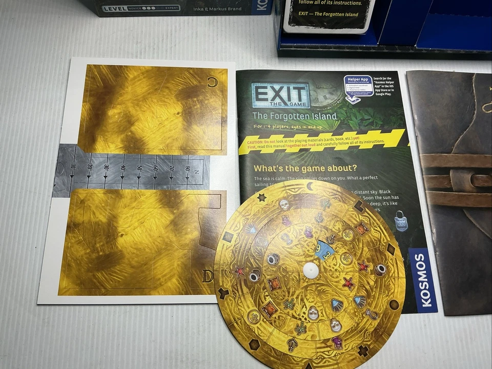 EXIT THE GAME THE FORGOTTEN ISLAND KOSMOS BOARD GAME - Image 2 of 4