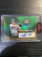 Jeff Bagwell 5/7 Auto Autograph 2026 Leaf Sports Heroes Heroic Moments Green