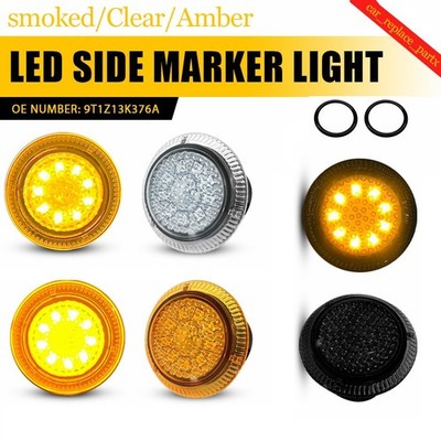 Smoke/Clear/Amber For 10-21 Ford Transit Connect LED Side Marker Repeater Light