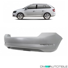Stoßstange hinten glatt lackierfähig passt für Skoda Fabia III Facelift ab 2018