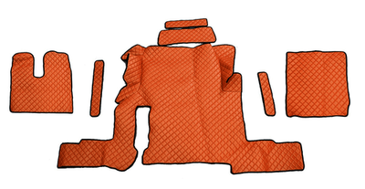 #ad #ad Braune Eco Leder Fußmatten Motorabdeckung für Man Tgx 2018 2020 Eins EUR 56.95