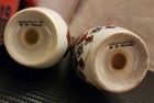 Vintage Ukranian Porcelain Salt & Pepper Shakers, Hand Painted Art by Marusia — photo 3