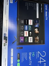 Onn 100012590 24 Inch 720p (HD) LED Smart TV Apple/Google Home /roku Comptbe NIB
