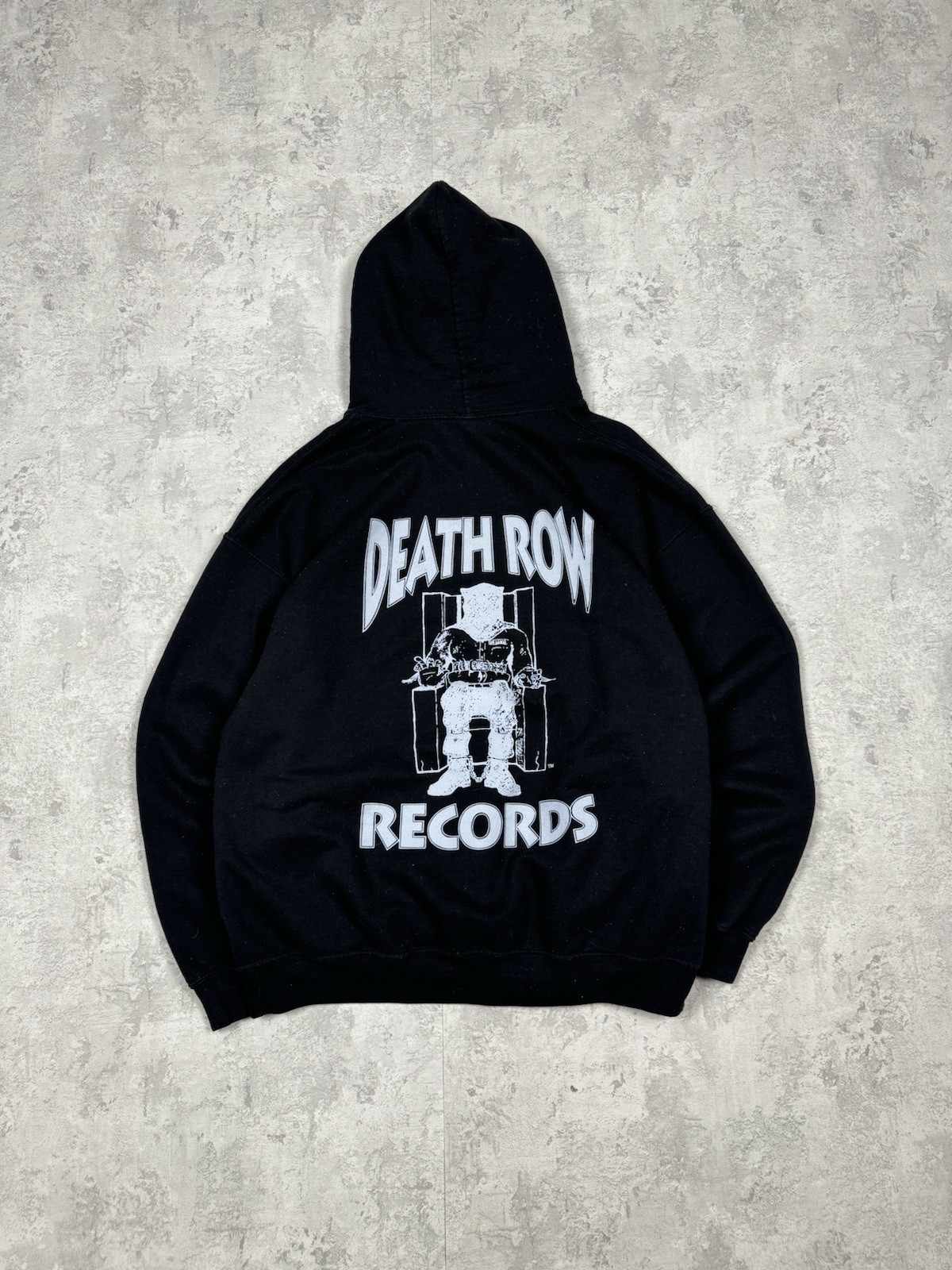 FILA Felpa con cappuccio Death Row Records grande logo taglia M