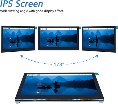 4.3 Inch Touchscreen Monitor for Raspberry Pi 5 4 B 3 B+ A+, 800x480 Pixel IP...