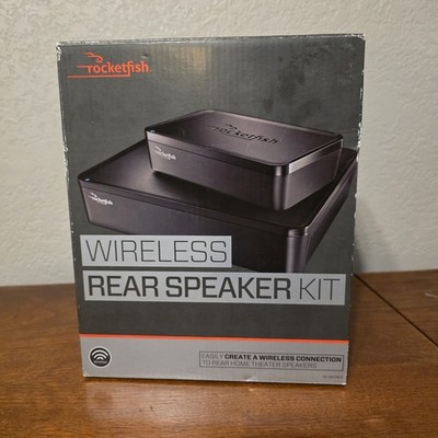 Rocketfish -RF-WHTIB-A- Receiver - Wireless Rear Speaker Kit -Black -Open Box
