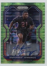 2020 Panini Prizm Rookie Neon Green Pulsar Anfernee Jennings #371 Auto 1t44