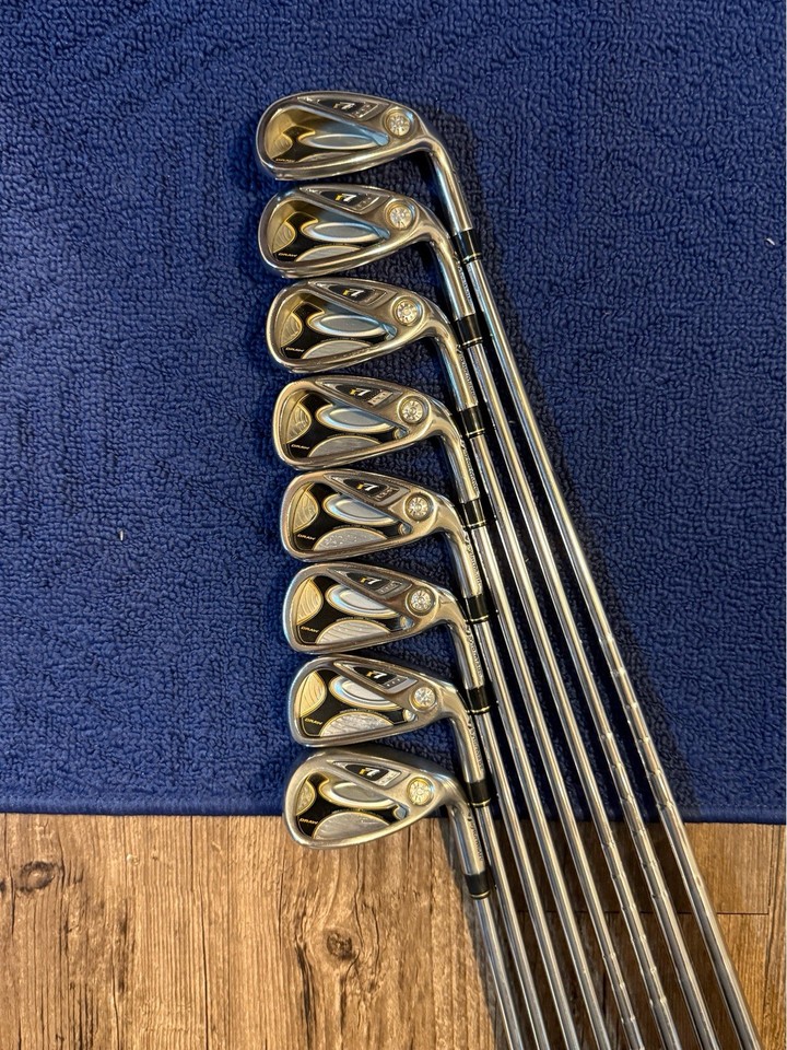 TaylorMade R7 Iron Set 6PCS 6-9,p,a T Step 90 R Flex Cleaned Good Shape