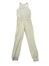 Sweaty Betty Gaia Performance Yoga Jumpsuit Moss Green Large Size 12 Casual