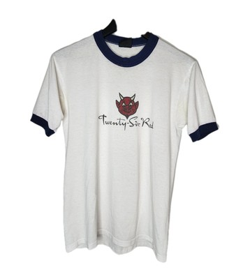 #ad #ad Twenty Six Red Devil Ringer T shirt Size Medium $25.00